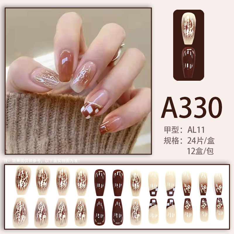 穿戴甲/美甲/穿戴式甲片/穿戴式美甲成品/美甲贴产品图