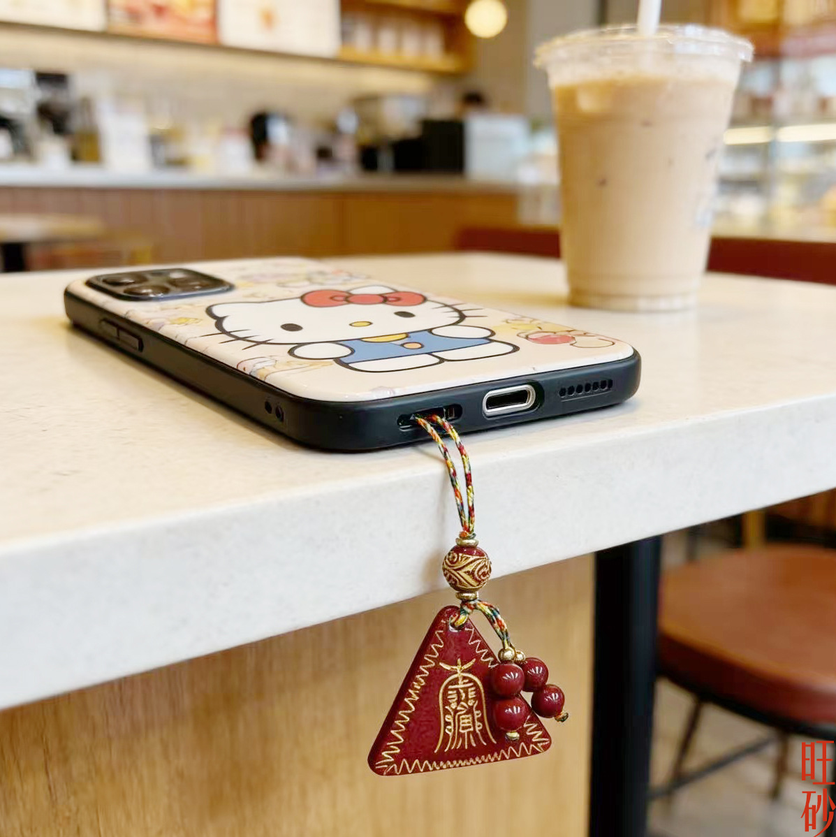 手机链/手机/手机链女款短款时尚/韩国水晶手机挂绳/手机挂绳产品图