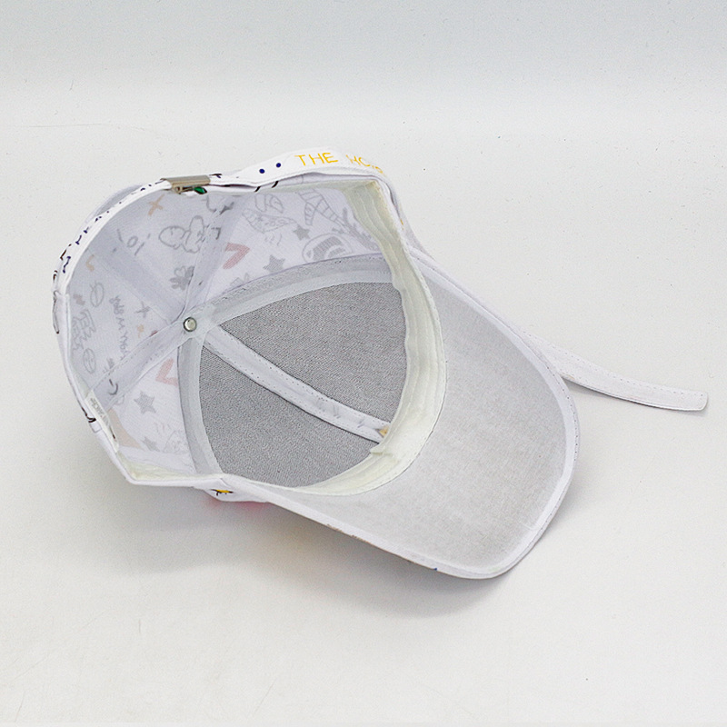 Korean style graffiti baseball caps, European and American street fashion hip-hop caps, outdoor pure cotton personalized baseball caps wholesale Application Scenario