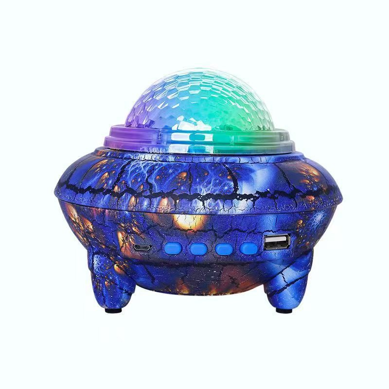 Cross-Border Sales Crack Usb Bluetooth Stereo Star Projection Light Creative Atmosphere Full Of Stars Cloud Lights Item Picture
