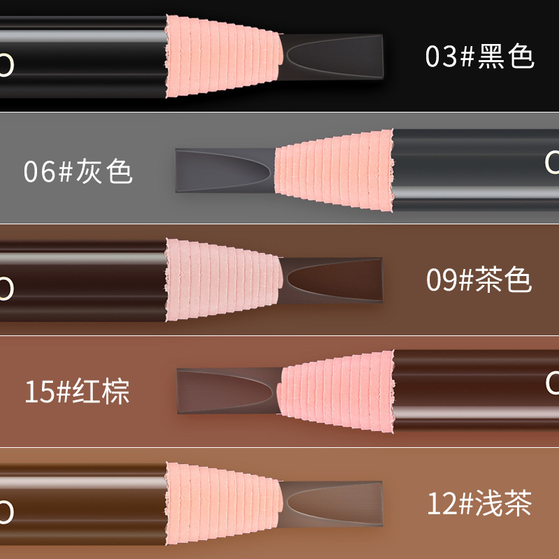 Hense 1818 Eyebrow Pencil Is Sweat-Proof, Long-Lasting And Does Not Smudge. It Is Waterproof And Does Not Easily Smudge. It Is The Same Style As The Popular Eyebrow Pencil details Picture