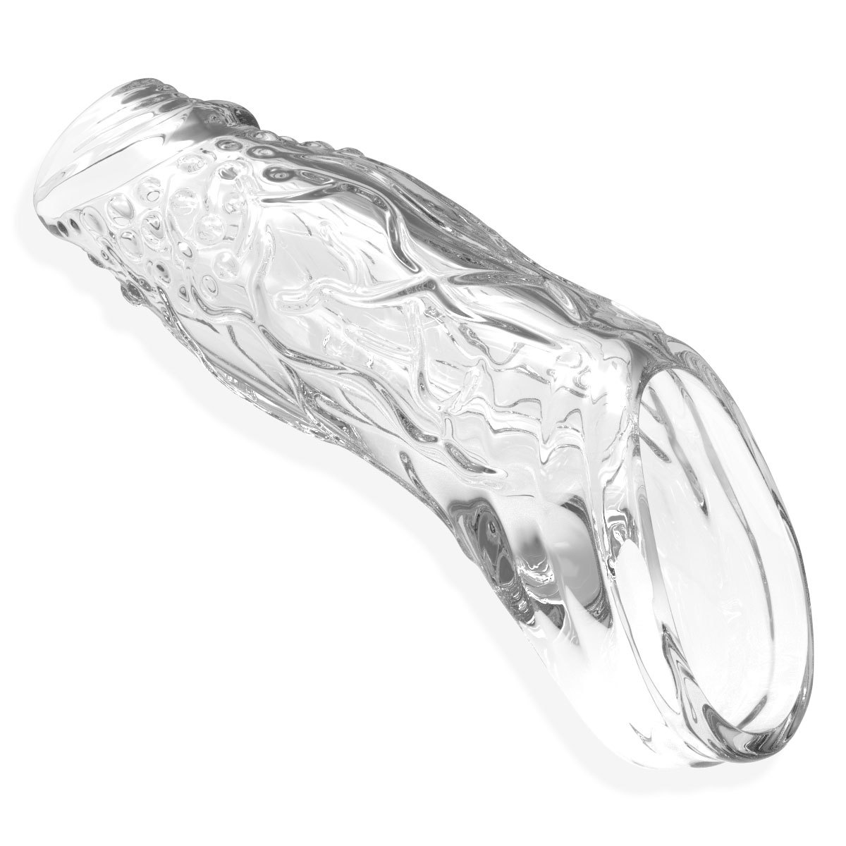 New cross-border trade product, Wolf tooth set lock, thickened and enlarged, fun toy ring for men Item Picture