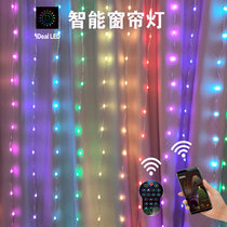 APP Curtain light RGB magic dot control leather wire light Bluetooth DIY programming smart home magic dot control leather wire light Bluetooth