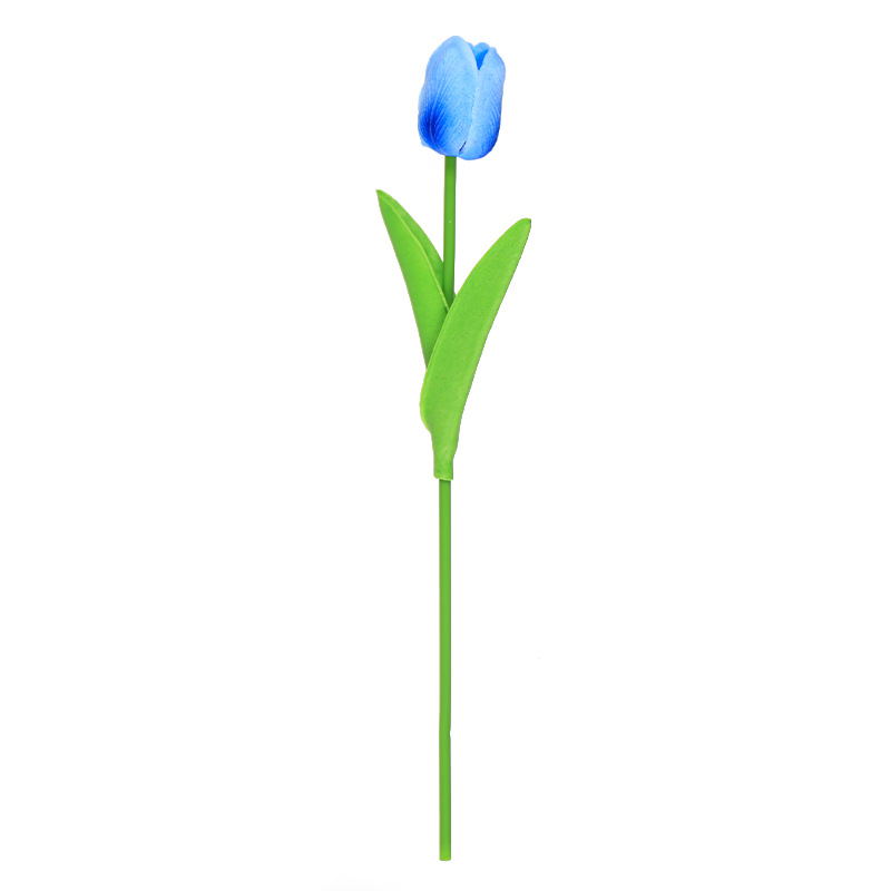 Cross Border Direct For Simulation Pu Mini Tulip Wedding Photography Shooting Props Family Party Decoration Fake Flowers Item Picture