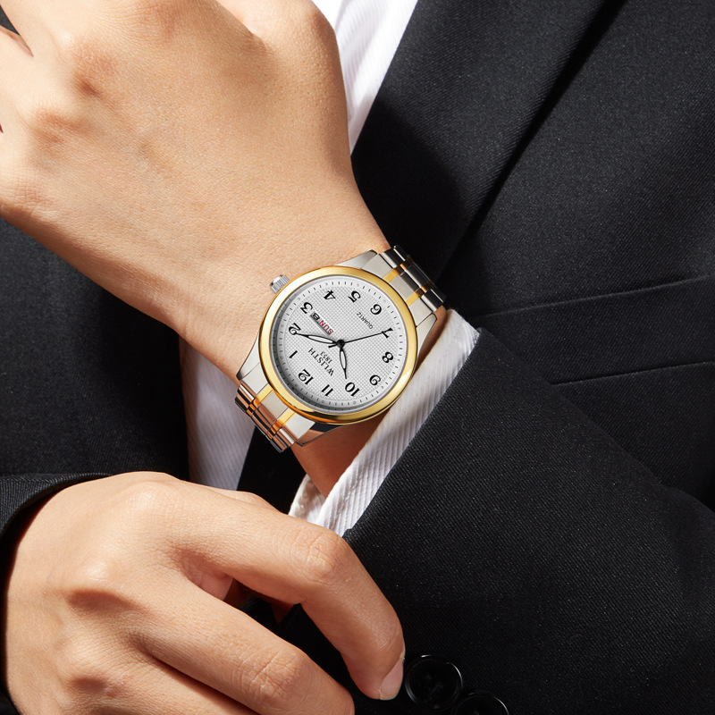 Wolis quartz watches, digital luminous senior watches, double calendar couple watches, export bestsellers, men's watches wholesale details Picture
