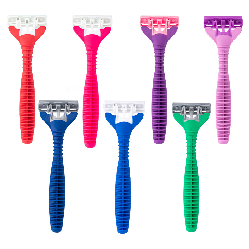 一次性剃须刀Pearl Max三层刀片脱毛刀剃毛刀酒店浴场手动刮胡刀