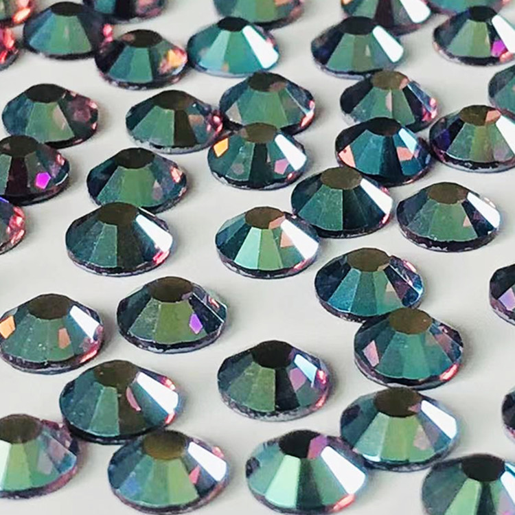South Korea Imitation Diamond Color Magic Color Ab Imitation Diamond Latin Dance Clothing Boutique Hot Diamond Ss20ab Magic Color Imitation Diamond Application Scenario