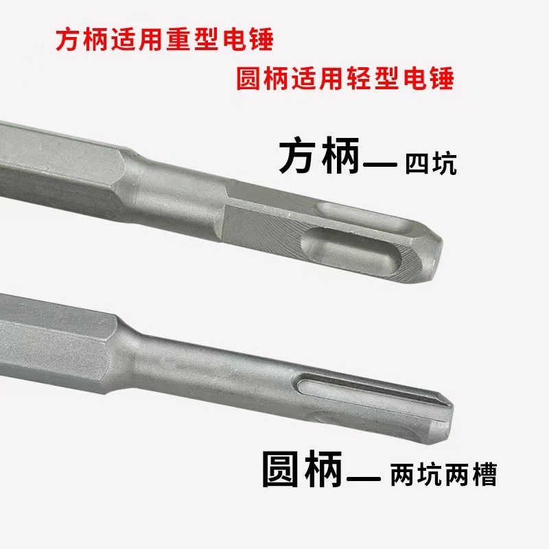 Factory wholesale of sharp and flat chisel sets 2PC and 3PC concrete brick wall square and round handle stone chisel sets Application Scenario