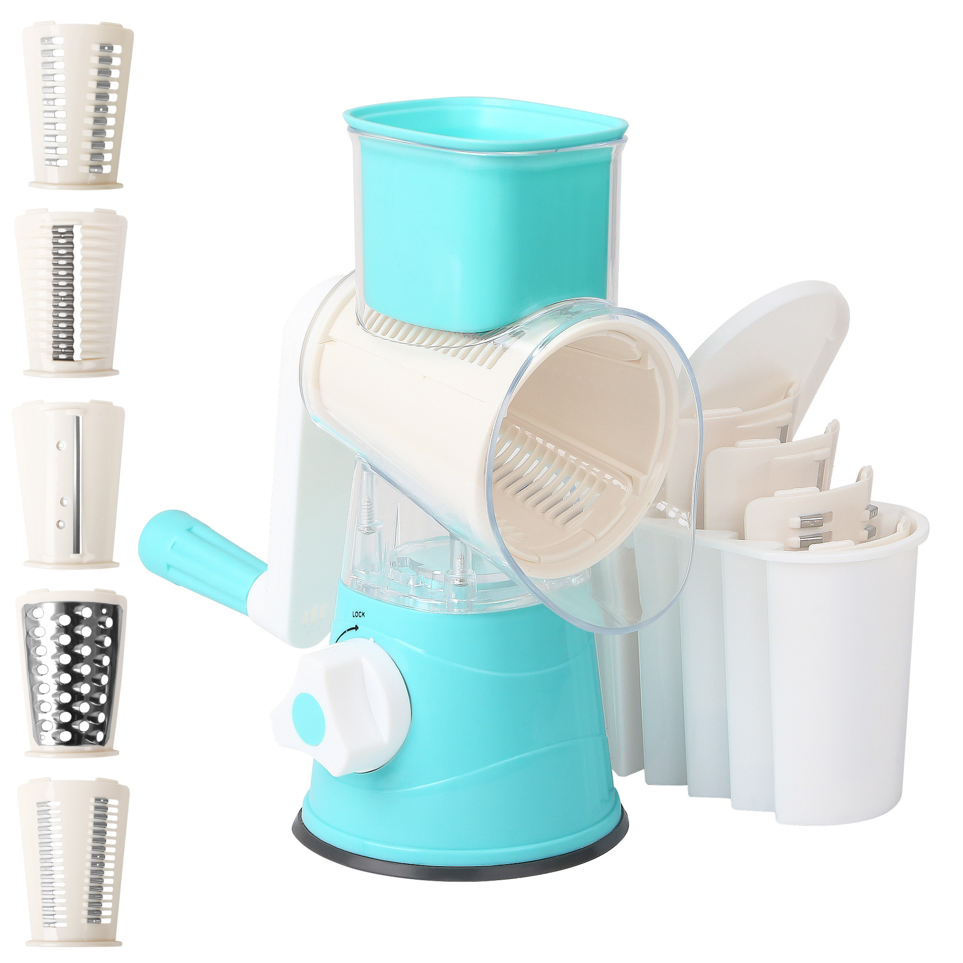 Cross-border Amazon vegetable slicer, grater, slicer, roller grater, vegetable cutter, multi-functional vegetable cutter