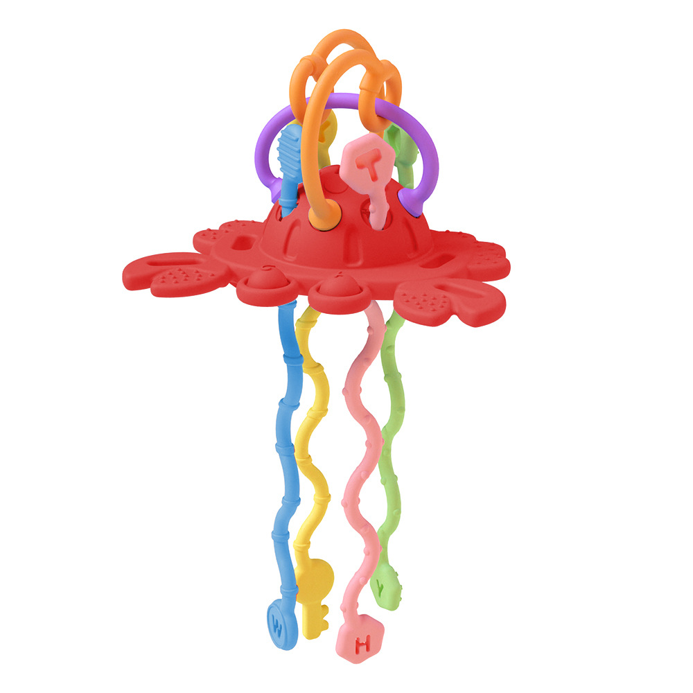 Baby Education Early Education Lala Toy 0-3 Years Old Dental Glue Finger Small Crab Lala Enlightenment Toy details Picture