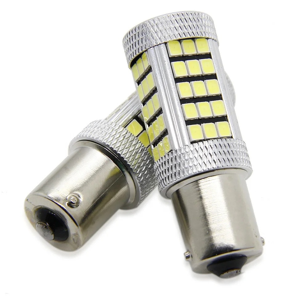 Automobile parts: General car lights, car brake lights, 1157, 1156, reverse lights, 2835, 66SMD, turn signals Application Scenario