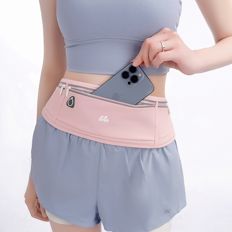 欧督 运动腰包跑步手机包男女户外装备防水隐形新款迷你小腰带包图