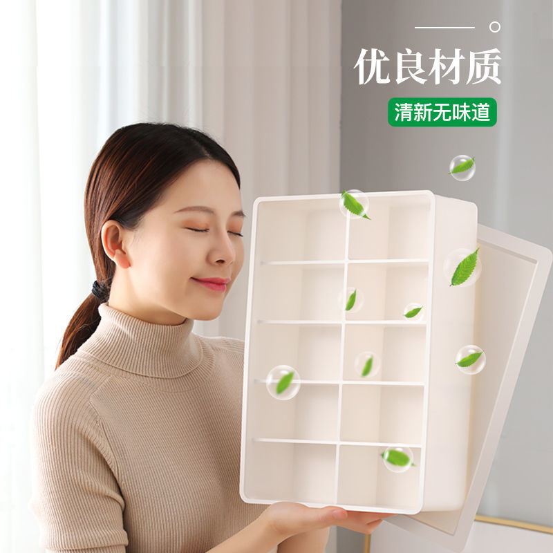 Underwear Storage Box Household Drawer Type Socks Division Underwear Underwear Socks Box 3-In-1 Storage Artefact Wholesale Application Scenario