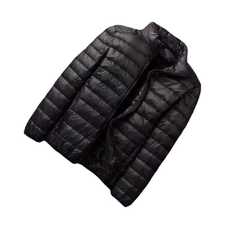 Wholesale of 2022 fashionable new men's light rainproof cotton-padded jackets with hats, short and casual winter cotton-padded clothes for young people in foreign trade Item Picture