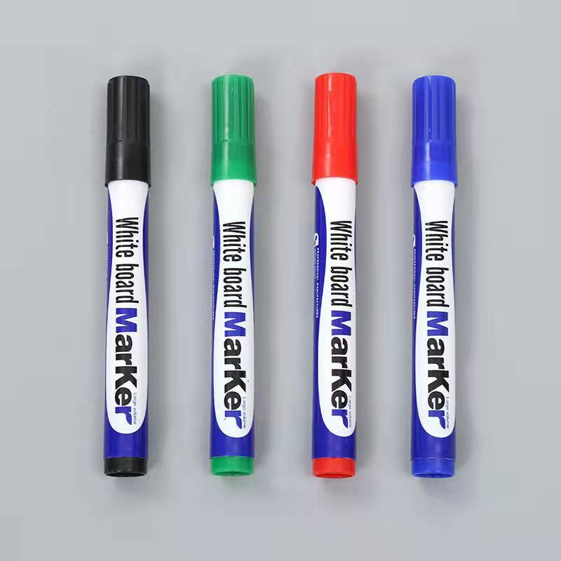 白板笔四色粗头水性彩色 漂浮笔大容量白板笔