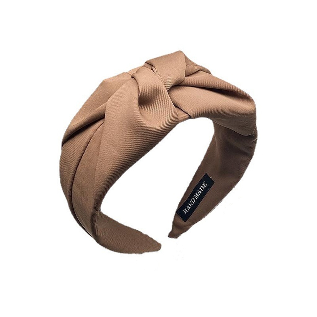 The new Korean-style fashionable and simple hair band, wide-edge high-top headband, high-end hair tie and versatile hair accessory Item Picture