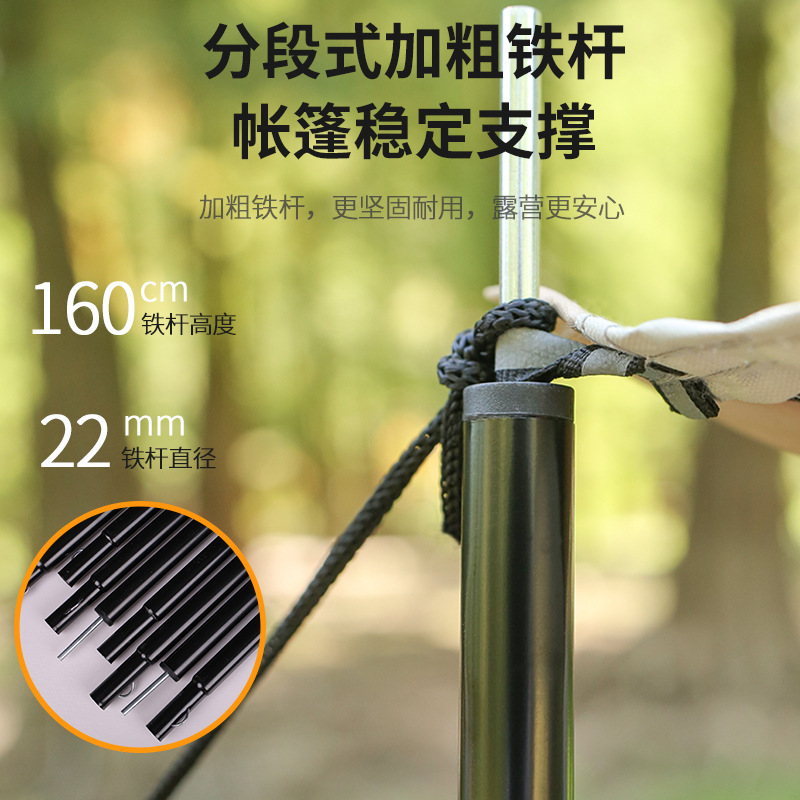 Manufacturer's single-layer fully automatic portable full set of folding outdoor tents, silver rubber sun protection outdoor camping tents Application Scenario
