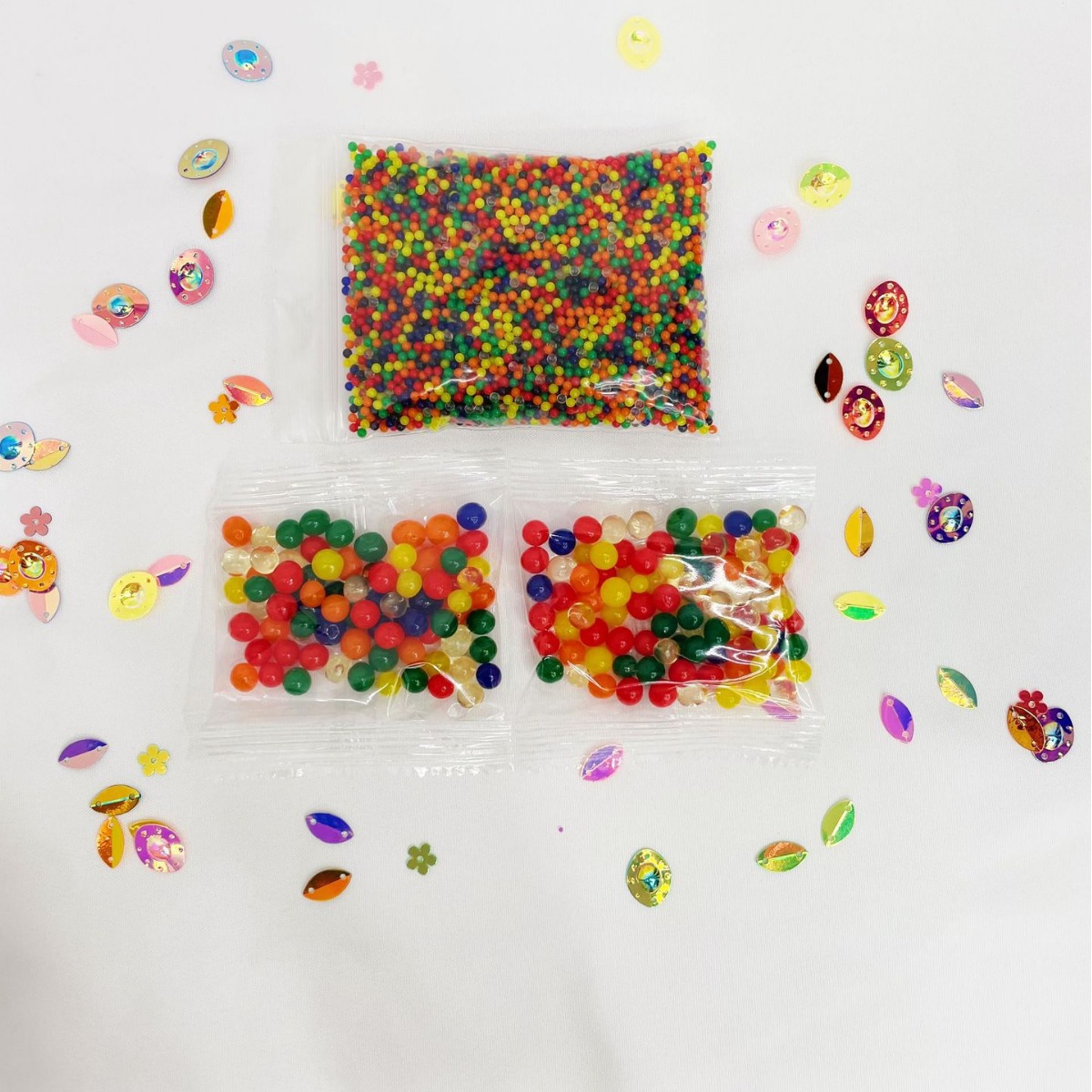 Dinghao cross-border source WATER BEADS DIY parent-child set 2.0-2.5 beads 20G+15G2 pack Big MAC bubble big beads thumbnail