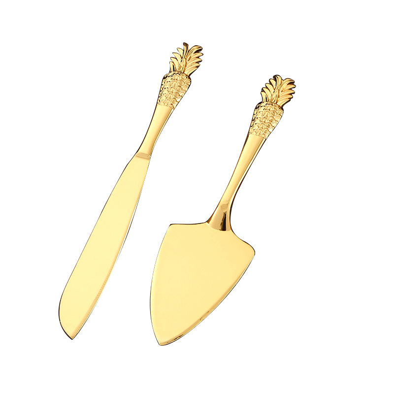 European Knife And Fork Tableware High Appearance Level Home Restaurant Western Food Cake Pizza Baking Tools Western Knife And Shovel Combination Item Picture