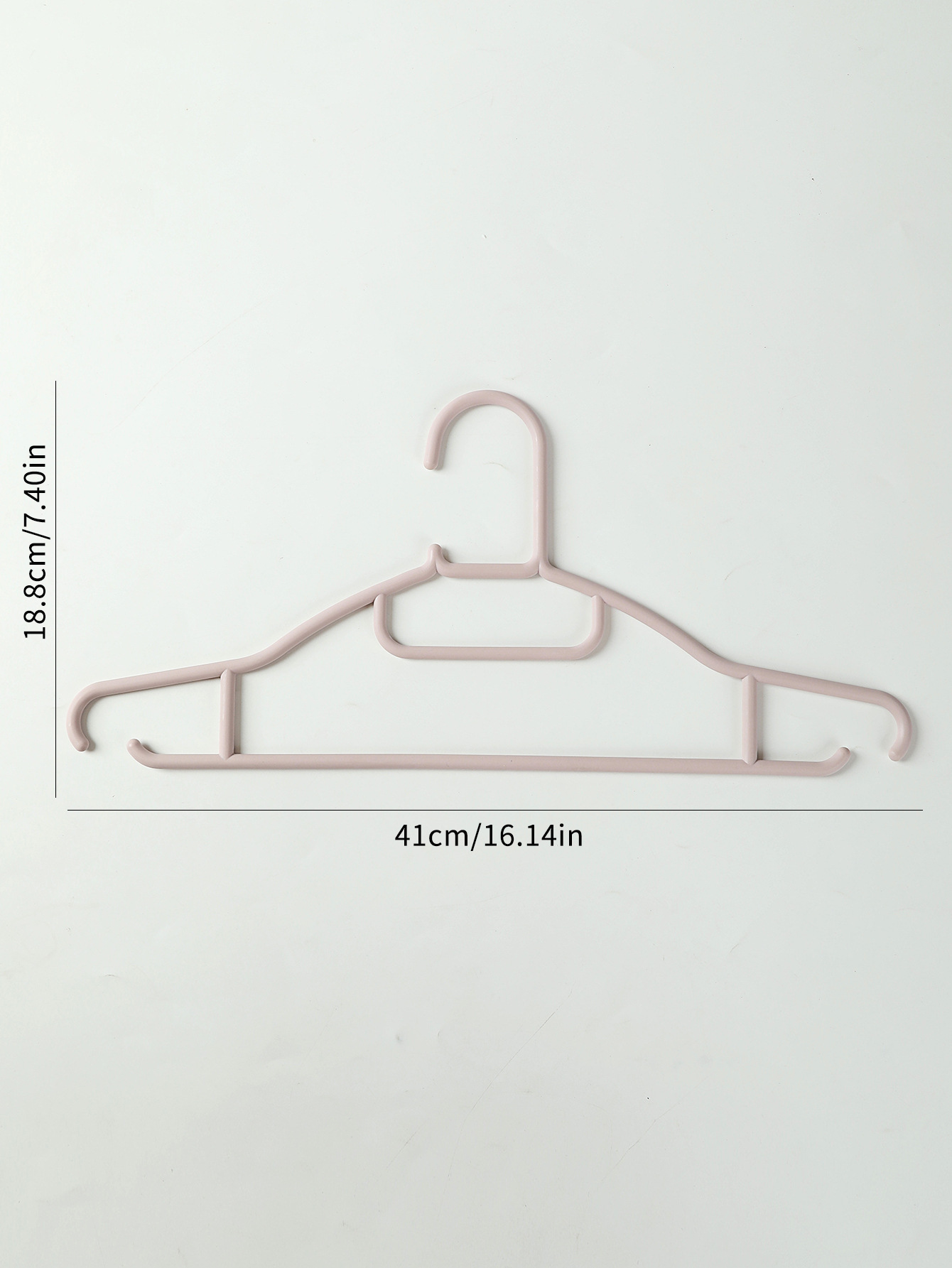Plastic women's clothes rack non-slip wide shoulder no trace drying clothes rack support simple multi-purpose clothes rack household dormitory Item Picture
