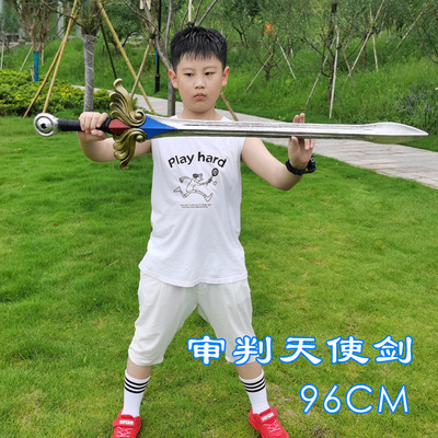 Cartoon Sword Weapon Birthday Gift Cosplay Stage Props Film Model Pu Rubber Sword Application Scenario