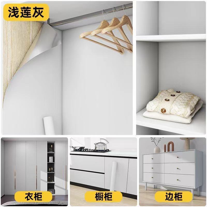 批发宿舍衣柜桌面加厚贴纸防水防油翻新墙纸大学生书桌改造详情19