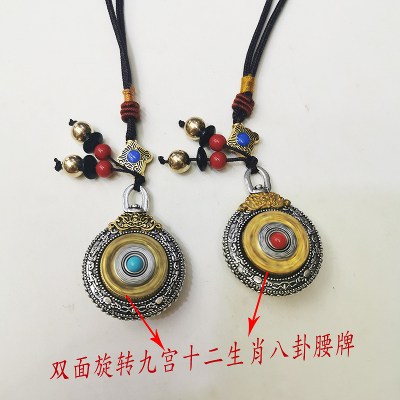 藏传仿藏银双/转经筒产品图