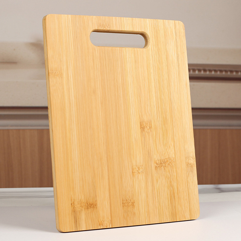 竹子菜板厨房家用木砧板切菜板实心竹木水果辅食板方形案板小砧板详情图1