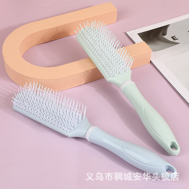Solid Color Fashion New Hair Massage Comb Memory Elastic Comb Is Not Easy To Electrostatic Abs Dry And Wet Comb details Picture