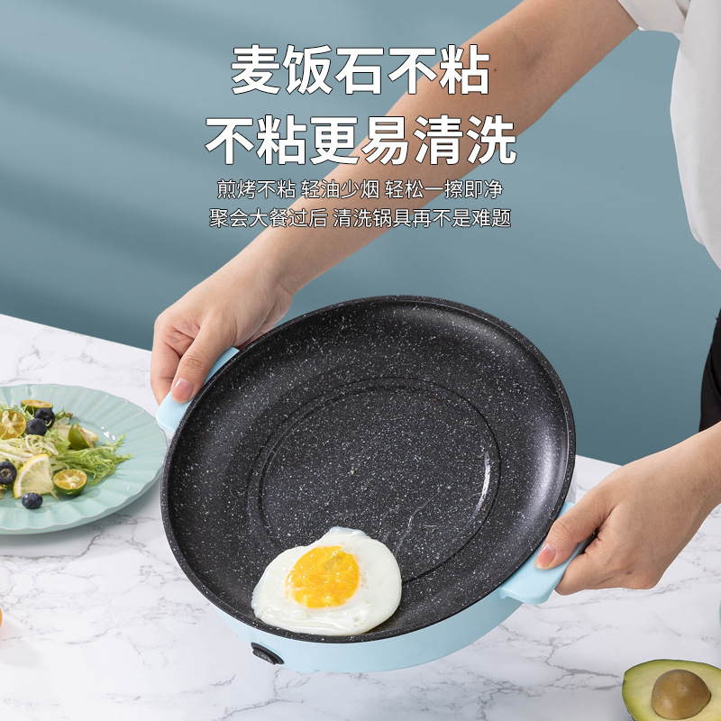 Manufacturers Directly For Take-Out Mini Electric Grill Multi-Functional Travel Portable Non-Stick Electric Barbecue Oven Gifts Specification drawing