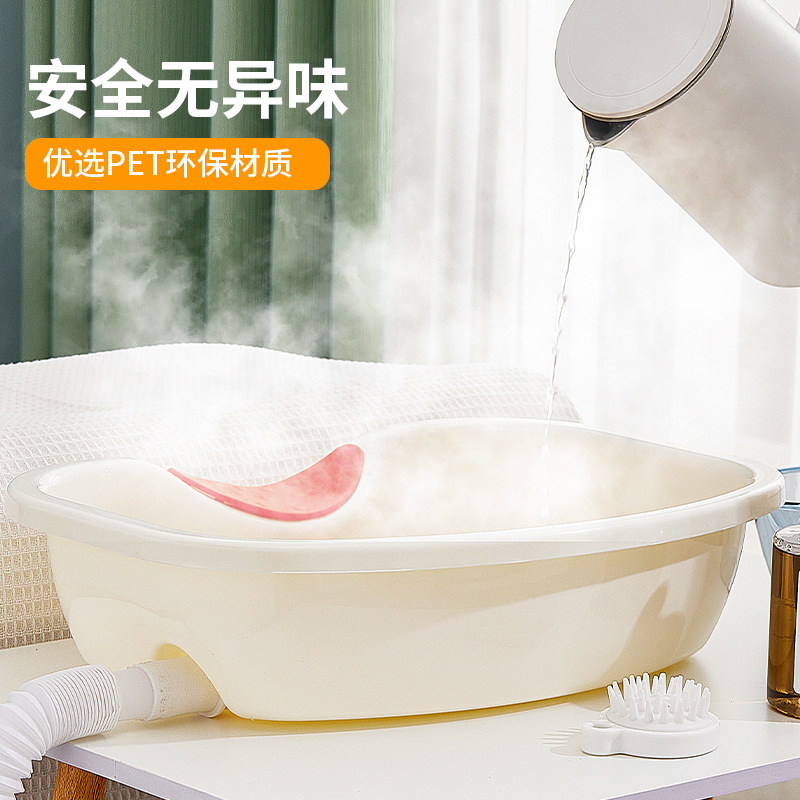 洗脸盆带搓衣板/洗脸盆/洗脚盆/折叠脸盆加大号/脸盆洗手盆产品图