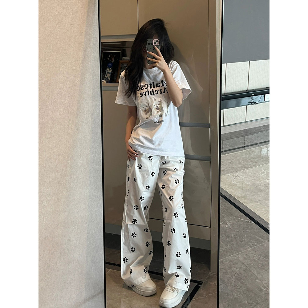 运动短裤/防晒裤/棉麻裤女宽松休闲/袜子女夏/阔腿裤女产品图