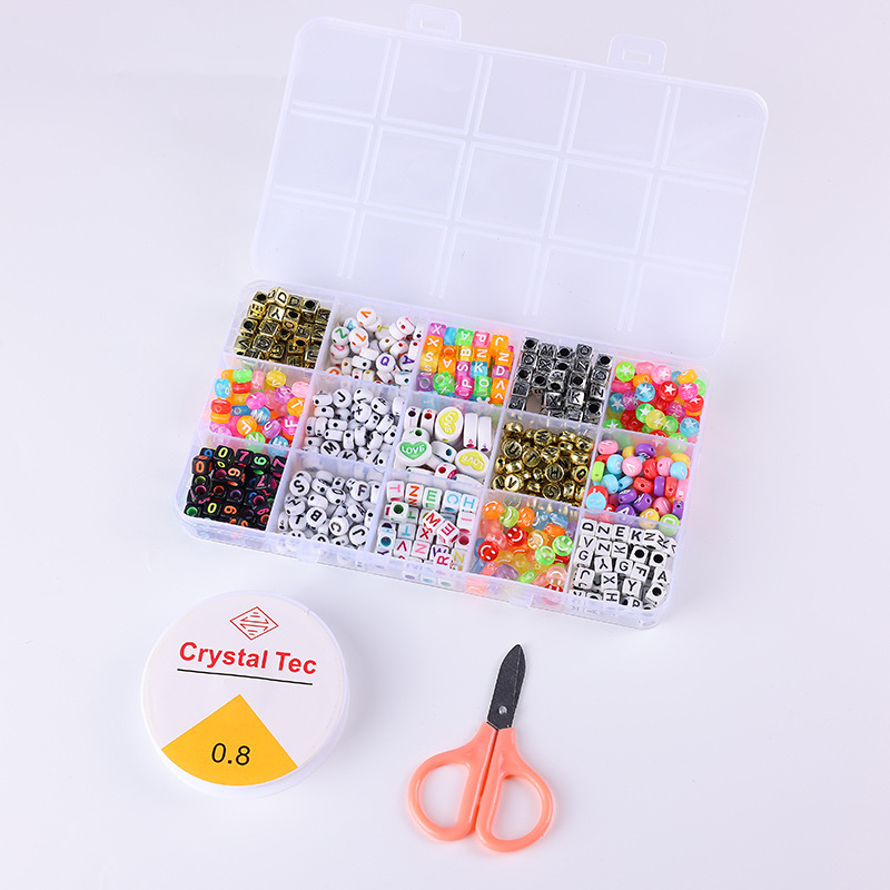 跨境儿童串珠/DIY套盒/亚克力珠子产品图