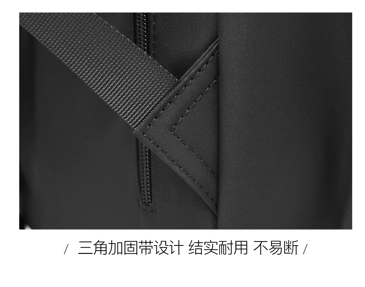 双肩包女大容量学生书包男简约校园背包时尚潮电脑包牛津布旅行袋详情28