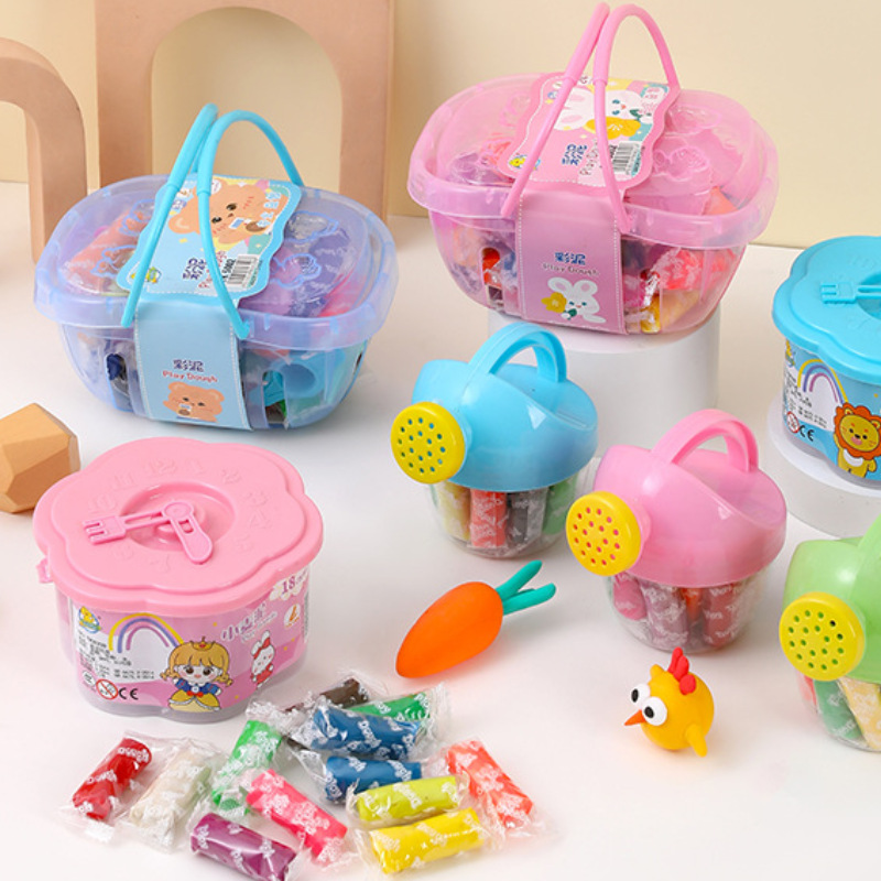 儿童超轻粘土安全太空橡皮彩泥玩具手工diy黏土工具儿童专用玩具