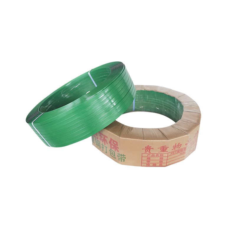 Plastic steel strapping PET plastic steel strapping logistics pet non-splitting manual plastic steel strapping 1608 green plastic steel strapping details Picture