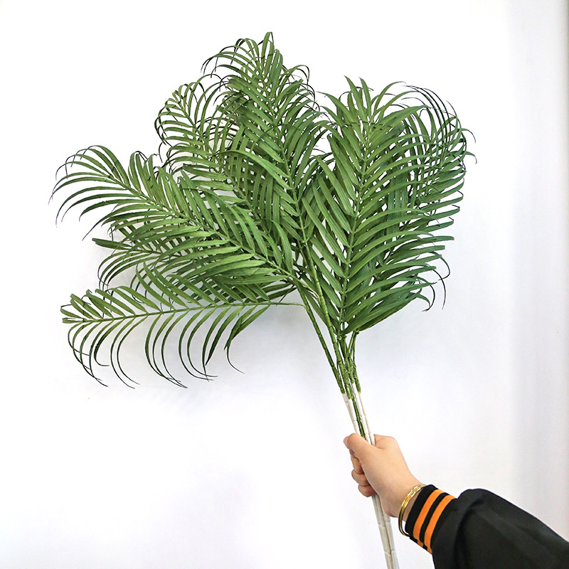 Artificial Palm Leaves Fake Flower Home Wedding Photography Props Single Loose Tail Sunflower Mosaic Material Dining Room Decoration Application Scenario