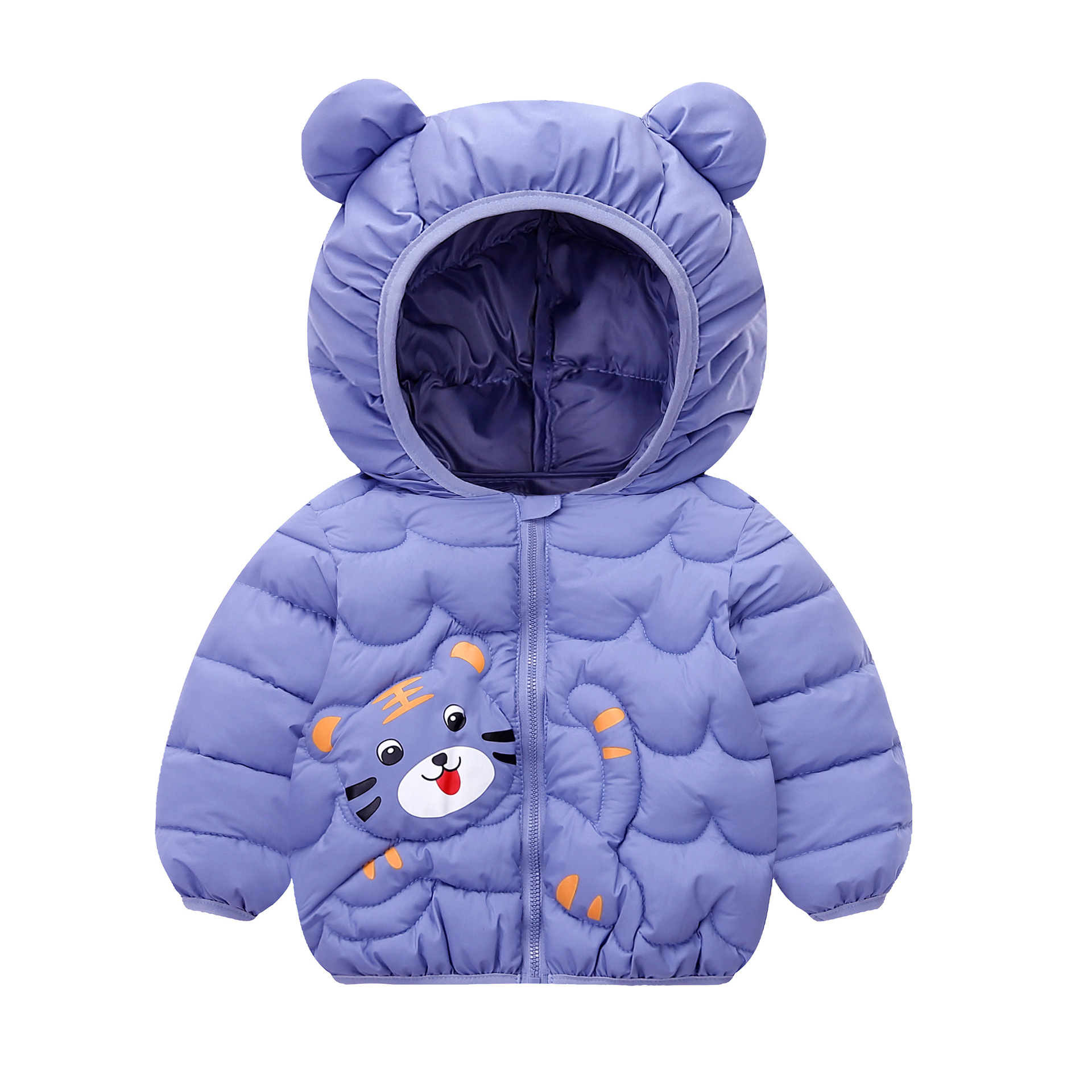 Children's lightweight down cotton-padded jacket 2022 new style cotton-padded jacket cartoon boys' and girls' cotton-padded jacket for small children and babies details Picture