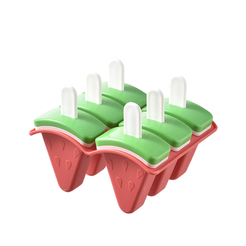 Summer Watermelon Cartoon Ice Cream Diy Plastic Ice Mold Ice Box Home Ice Lattice Popsicle Ice Cream Mold Manufacturers Item Picture