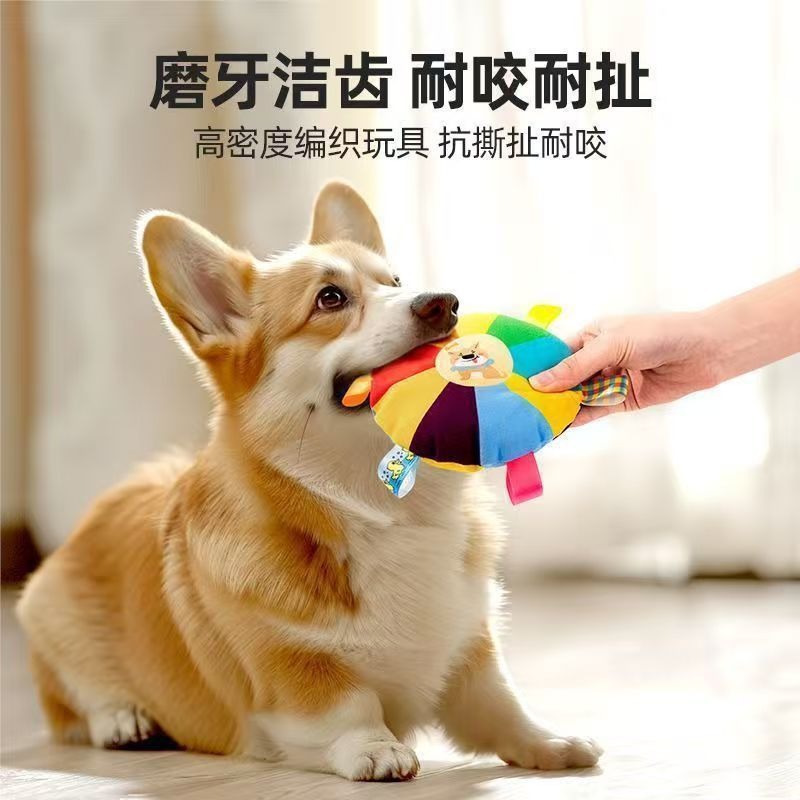 Dog toys that make sounds, teething toys, plush frisbees to relieve boredom and have fun, pet products that are durable and energy-consuming for puppies Application Scenario
