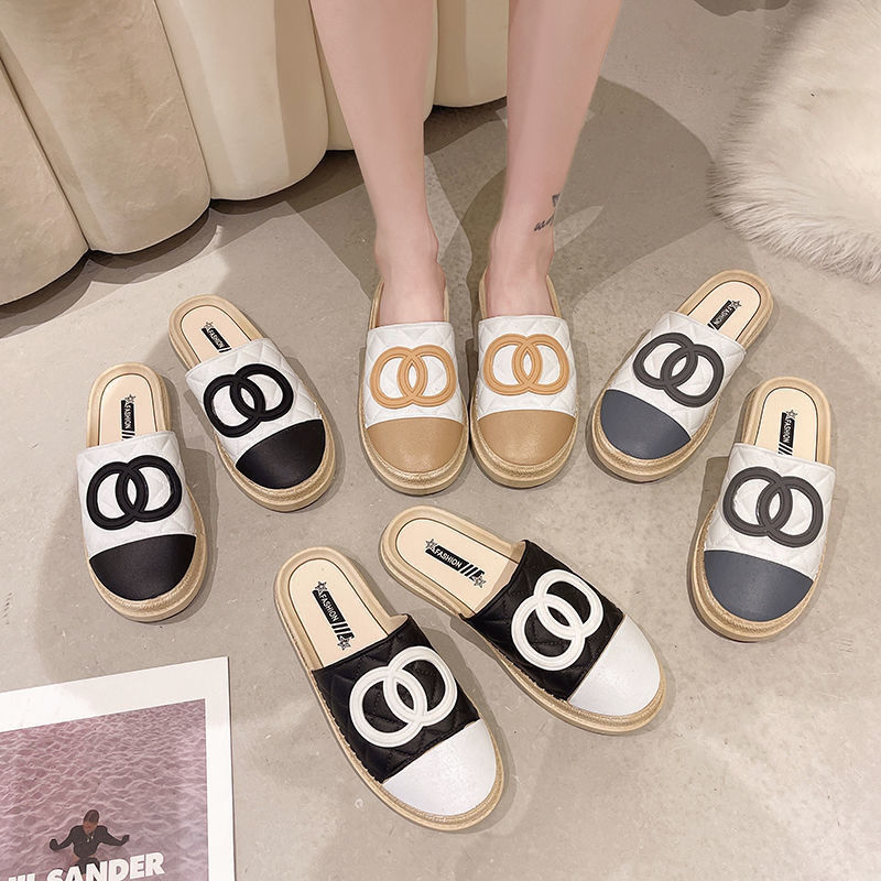 Fashion Casual Half Pack Slippers Nurse Shoes Student Shoes Waterproof Non-Slip Lazy Shoes Sandals Fisherman Shoes Cross-Border Wholesale