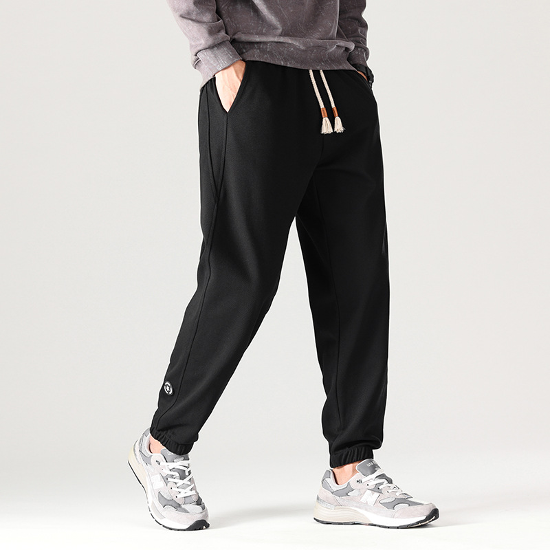 Men's casual pants, new men's 2024 autumn collection, American sportswear pants, loose skinny pants, heavyweight skinny sweatpants Application Scenario