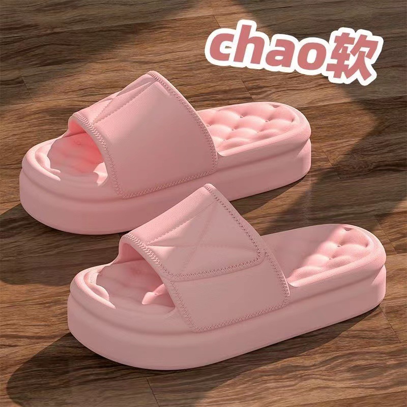 Platform Simple Sandals For Women Summer 2024 New Lightweight Home And Outdoor Wear All-Match Casual Couple Bathroom Slippers For Men Application Scenario