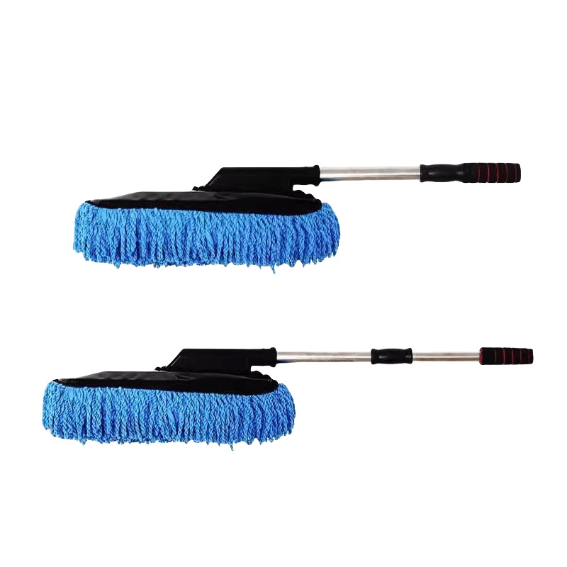 Car wash mop, dust duster, car cleaning tool, soft bristle brush for dust removal without damaging the car, wax, car towing supplies Item Picture