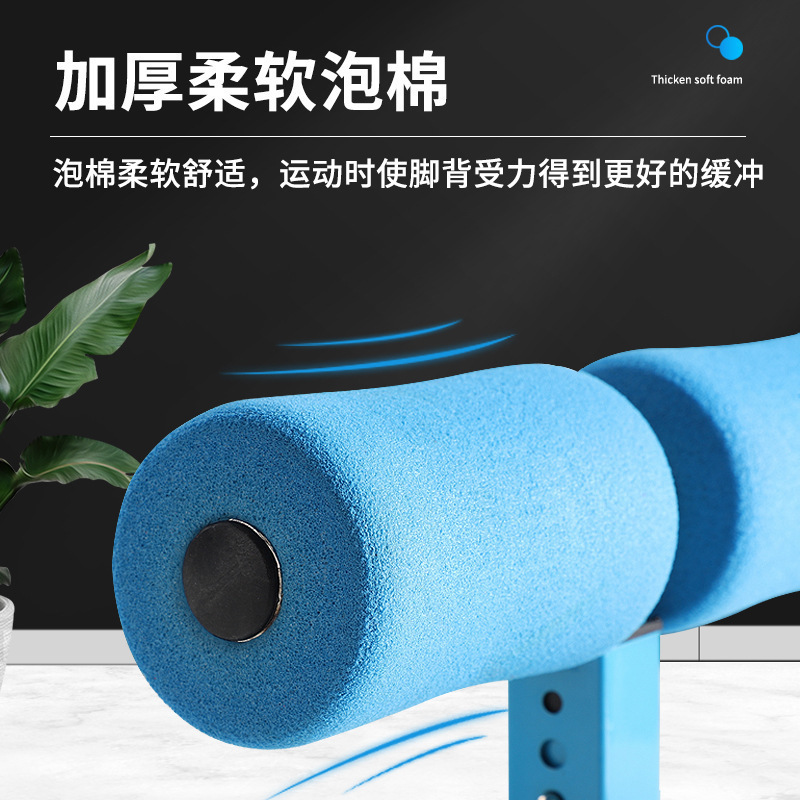 仰卧起坐辅助器家用收腹运动健身器材单双杆吸盘式固定腹肌训练器细节图