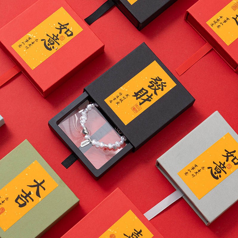The popular selling items in the scenic area include anti-oxidation pe suspended boxes, Chinese-style jewelry storage boxes, film boxes and small gift boxes Specification drawing