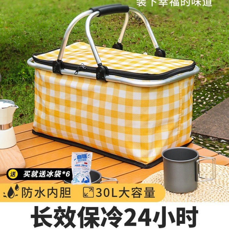冷藏袋包野餐户外摆摊保温箱露营外保温冰块保温保温外卖野营商用