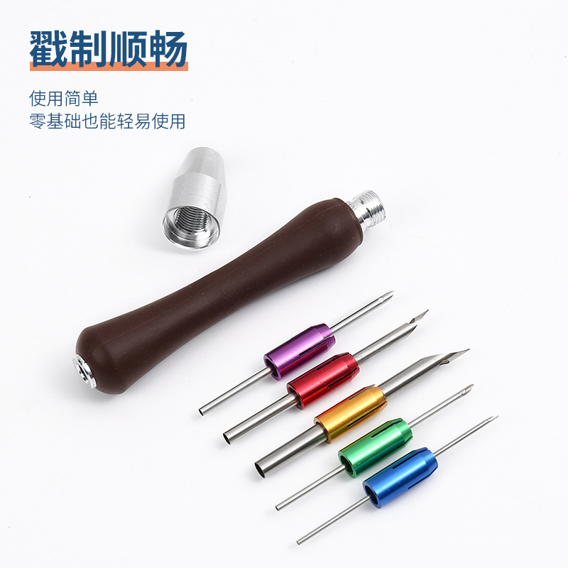 Amazon Hot Pp Boxed Poke Needle Set Adjustable Stainless Steel Poke Pen Coarse Wool Thread Embroidery Needle Application Scenario