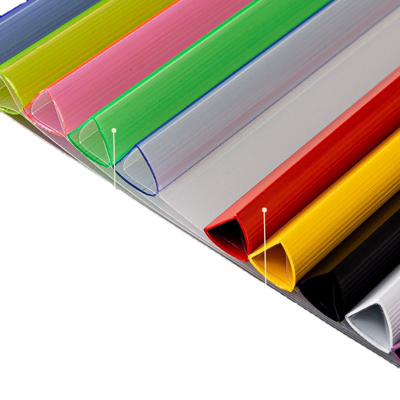 Wholesale thickened A4 paper pull-out folder, thickened transparent PP pull-out clip, office resume and test paper storage clip, office Item Picture