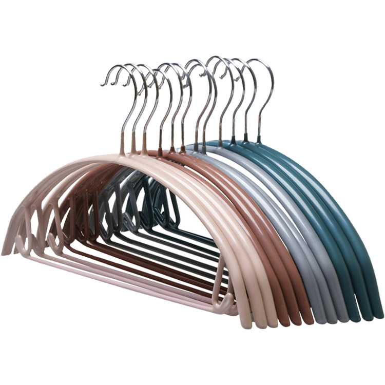 Organized Closet with Non-Slip Hangers